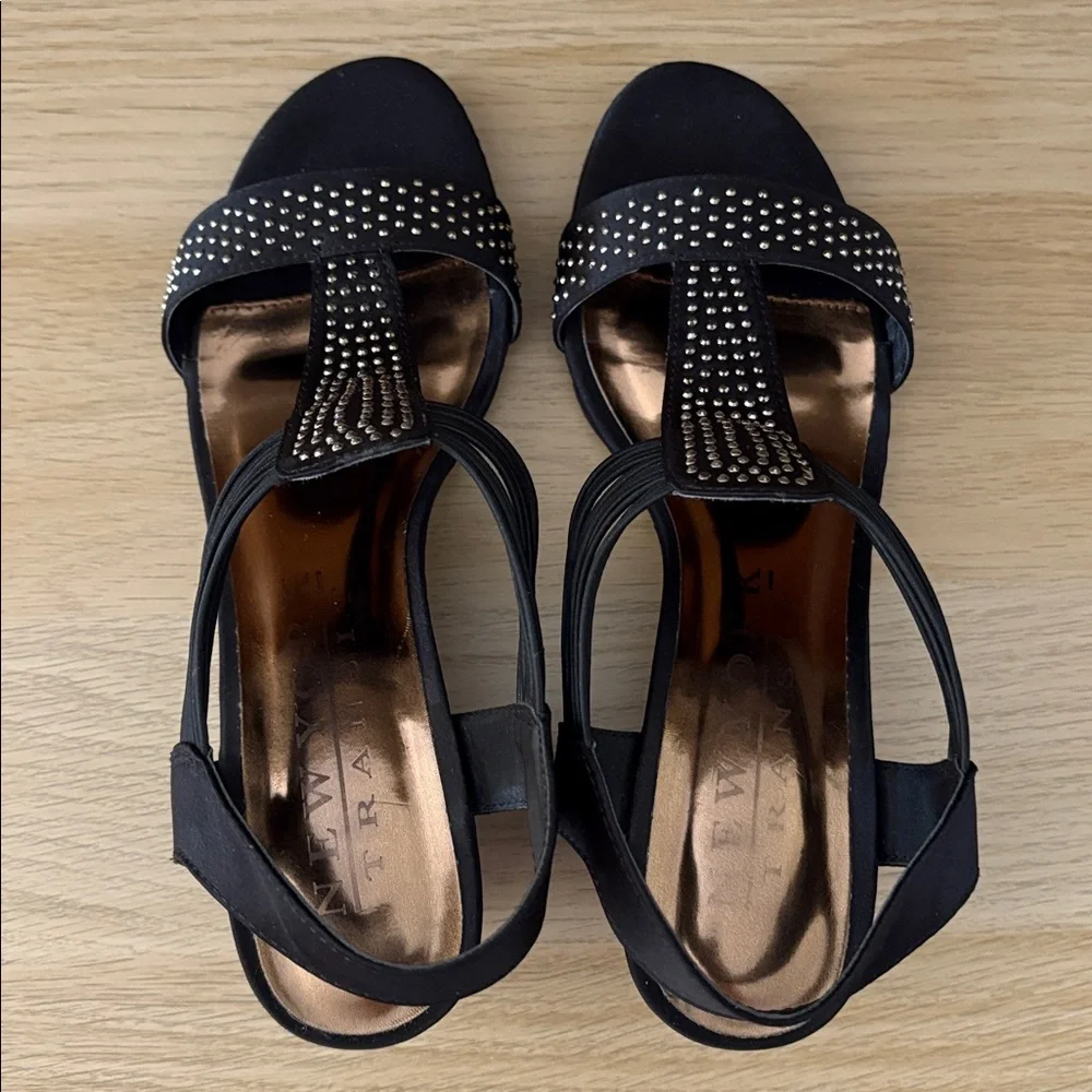New York Transit Studded Wedge Sandals